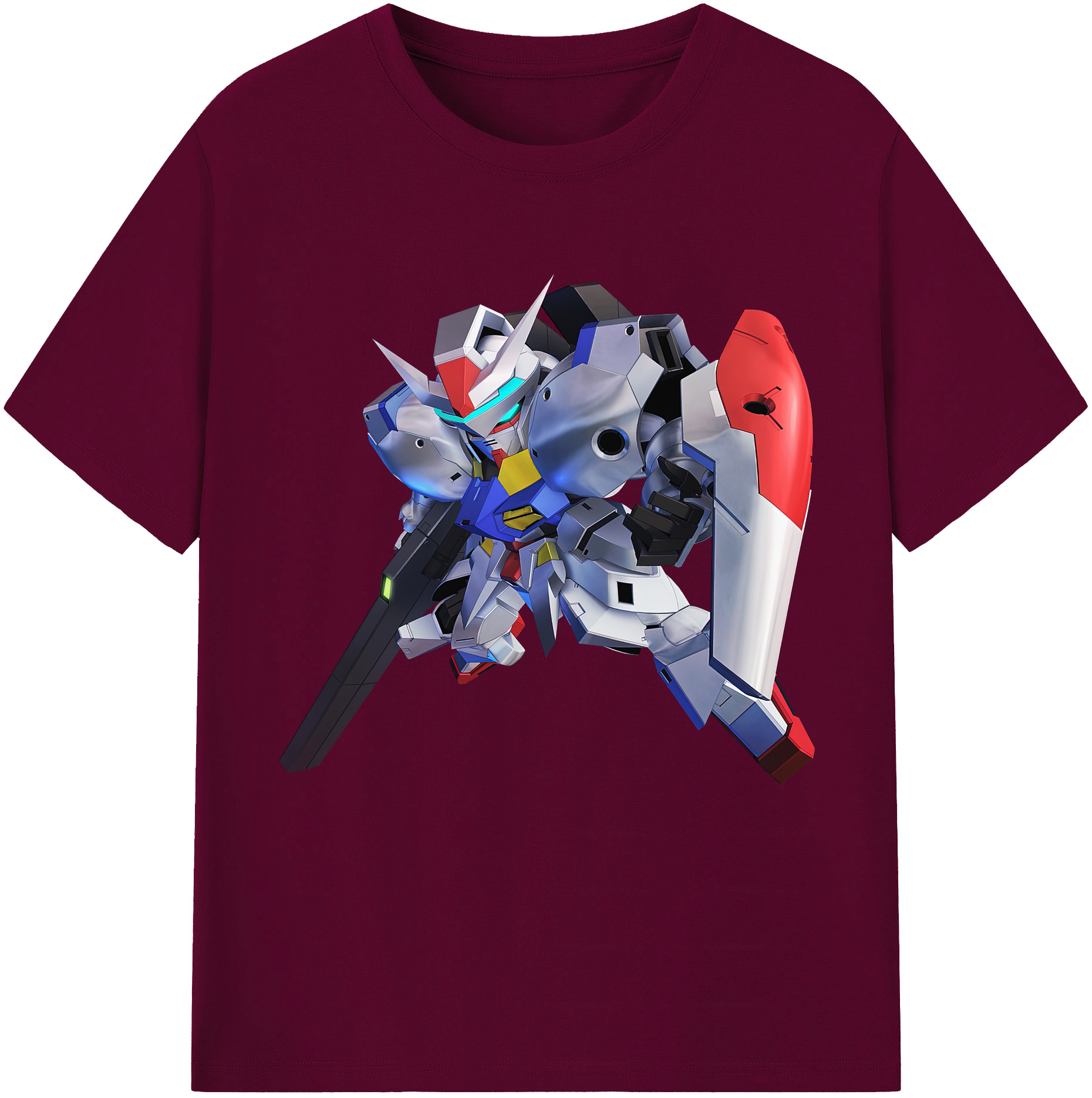 （画像用） 機動戦士ガンダム Mobile Suit Gundam レディースカジュアルプリントTシャツ（綿100％）